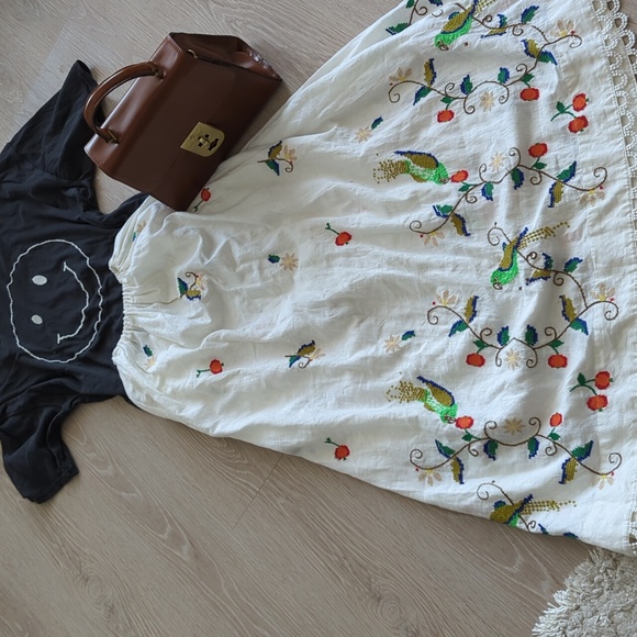 Farm Rio Embroidered midi/maxi skirt - Picture 3 of 12